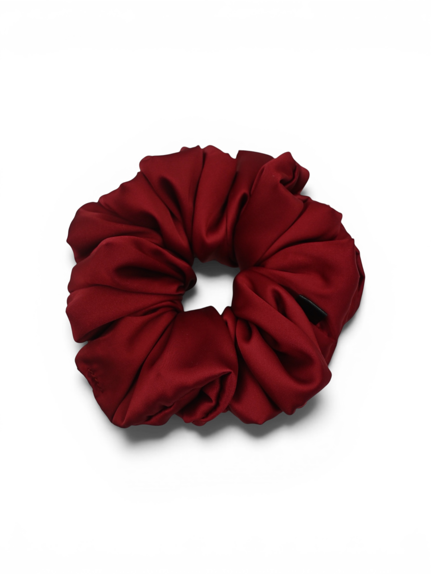 Scrunchie Bordo Satyna jedwabna Duża