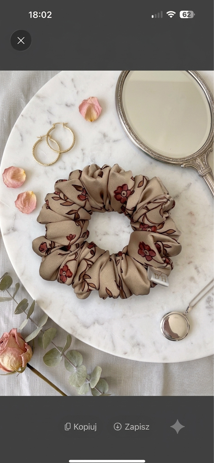 Scrunchie BLOSSO MOCCA Standard - obrazek 2