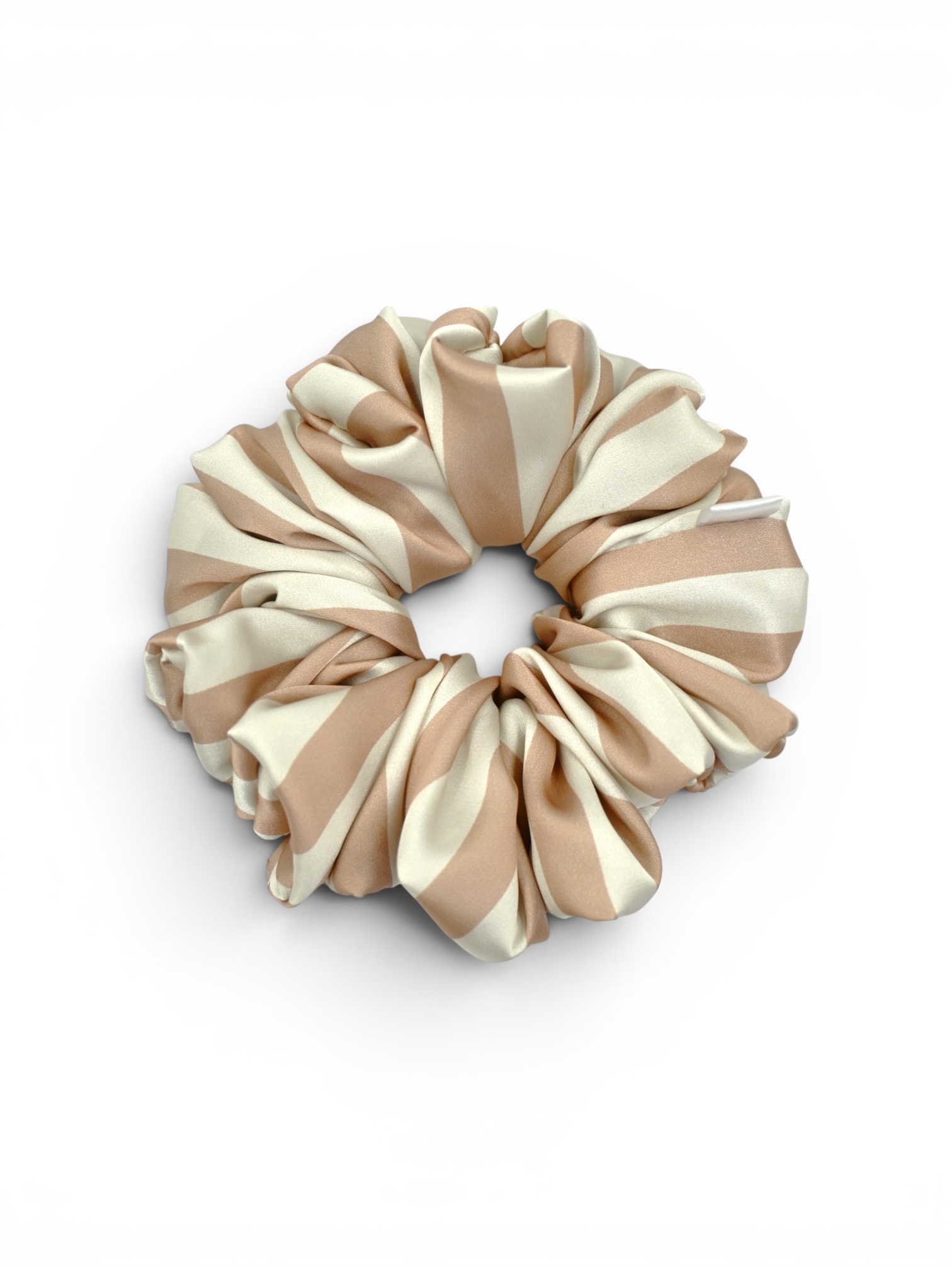 Scrunchie Pasy Beżowe Duża