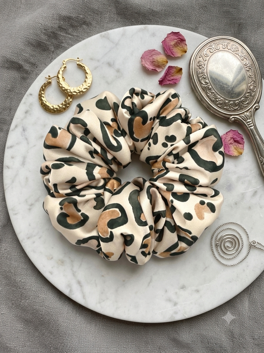 Scrunchie Czikita Mokka-Duża - obrazek 2
